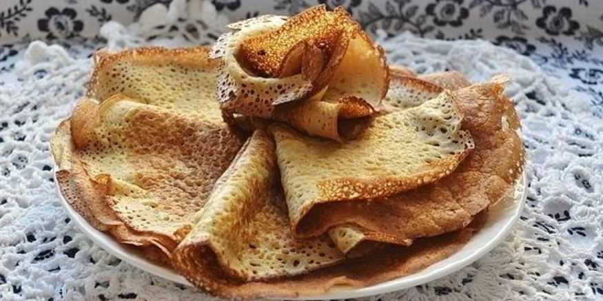 Рецепт блинчиков на ряженке