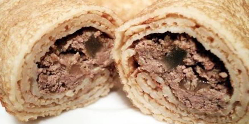 Рецепт блинчиков с куриной печенью