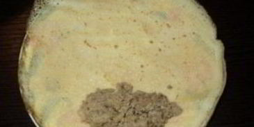 блинчики с куриной печенью