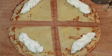 блинчики с творожной начинкой