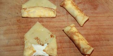 блинчики с творожной начинкой