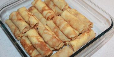 блинчики с творожной начинкой