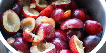 блинчики со сливами