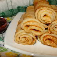 Рецепт Блинов на кефире и ряженке