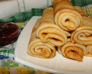 Блины на кефире и ряженке