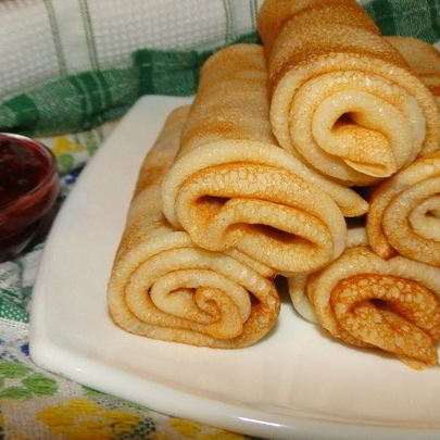 Блины на кефире и ряженке