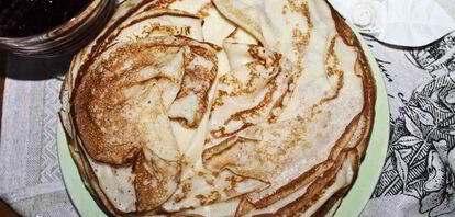 Рецепты блинов на кипятке