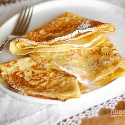 Блины на молоке