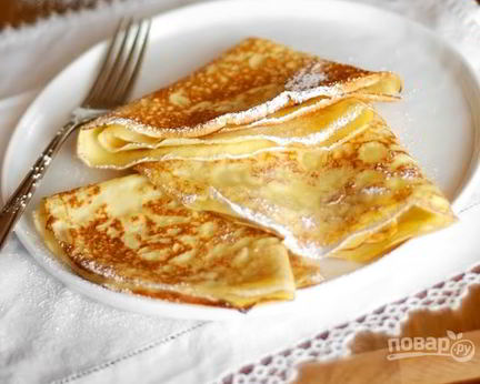 Блины на молоке