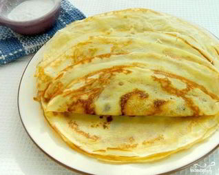 Блины на сливках