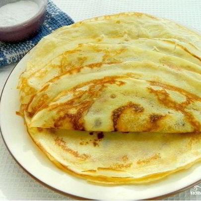 Блины на сливках