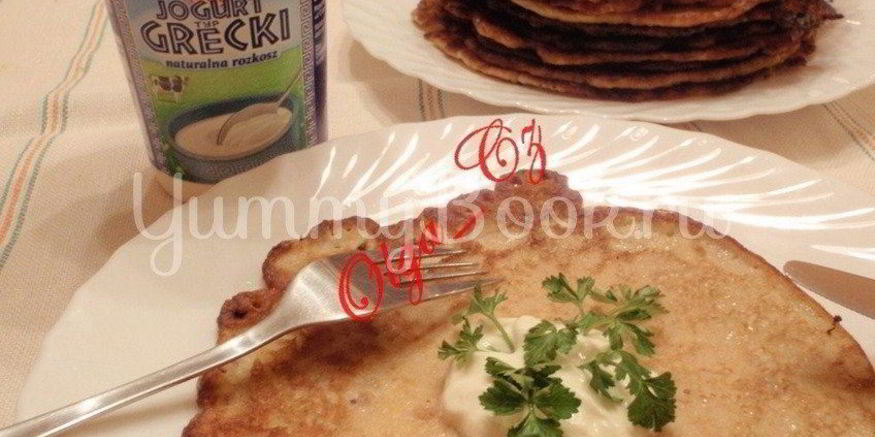 Рецепт блинов пикантных с чечевицей