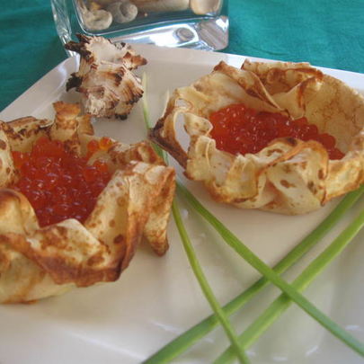 Блины Рыбьи домики