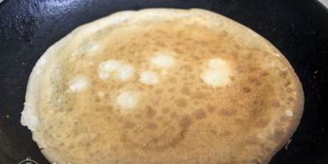 блины с грибами и мясом