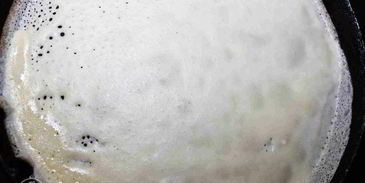 блины с крахмалом на молоке