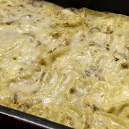 Рецепт Блинов с курицей и грибами