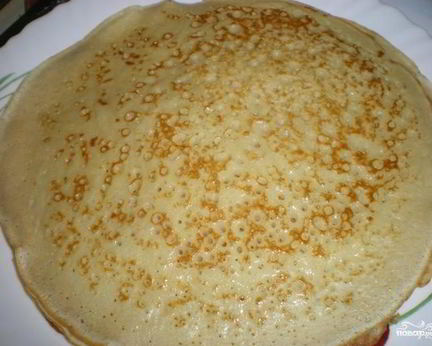 Блины тонкие