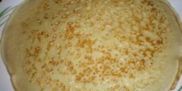 блины тонкие