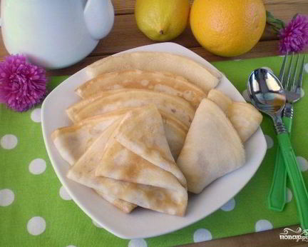 Блины в бутылке