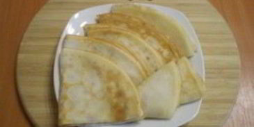 блины в бутылке