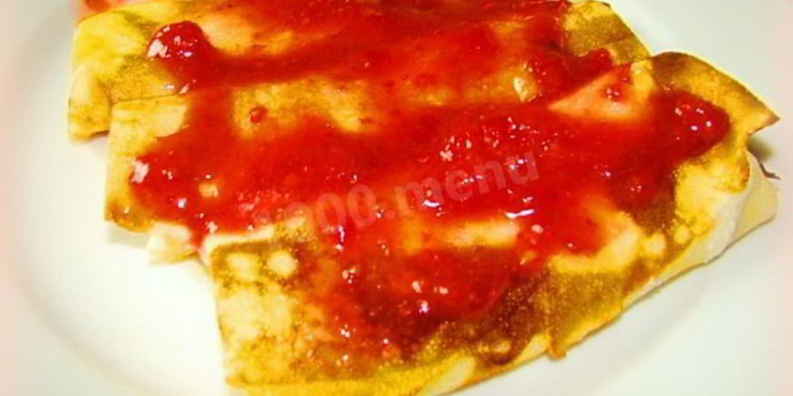 Рецепт налистников с творогом