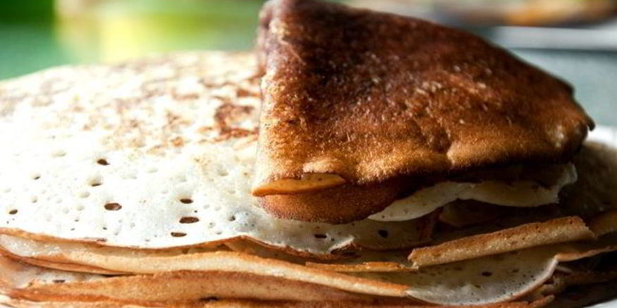 Рецепт постных блинов на закваске