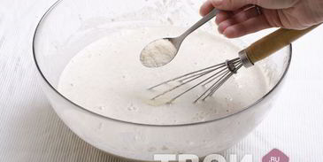 пшенично-ржаные дрожжевые блины