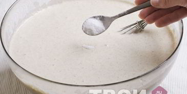 пшенично-ржаные дрожжевые блины