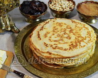 Пшенные дрожжевые блины