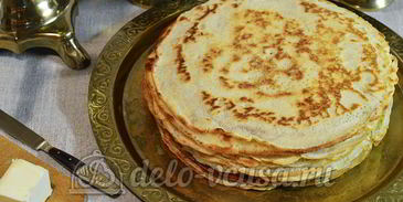 пшенные дрожжевые блины