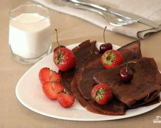 Шоколадные блинчики