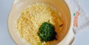 сырные блины с укропом