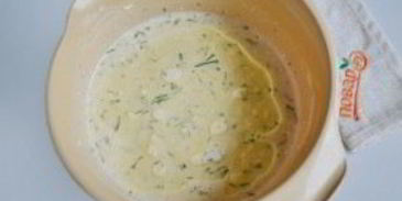 сырные блины с укропом