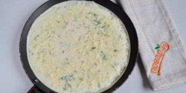 сырные блины с укропом