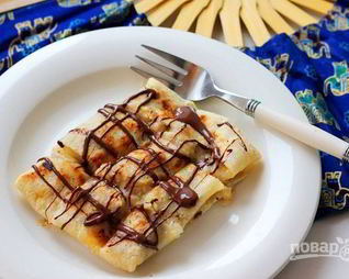 Тайские блинчики с бананами