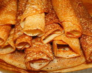 Тонкие блины на сыворотке