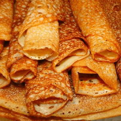 Тонкие блины на сыворотке