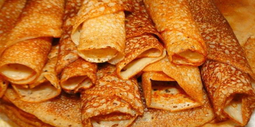 Рецепт тонких блинов на сыворотке