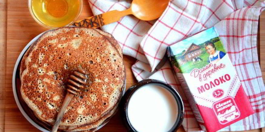 Рецепт цельнозерновых заварных блинов