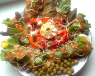 Узорчатые блины