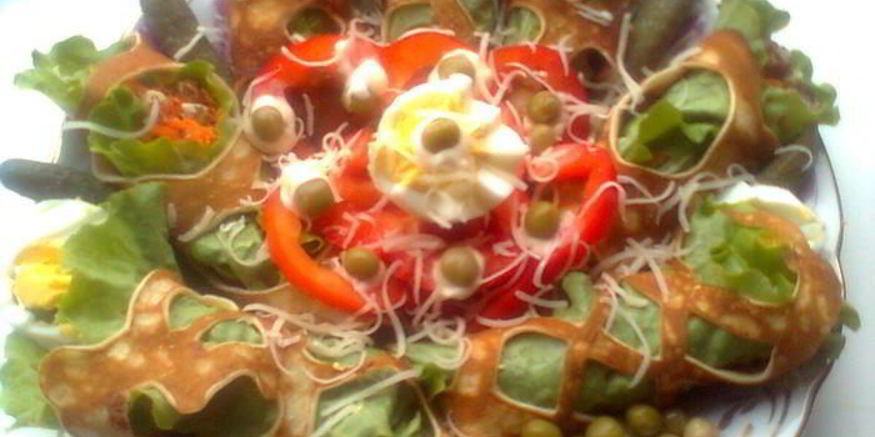 Рецепт узорчатых блинов