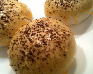 Бездрожжевые булочки с курагой