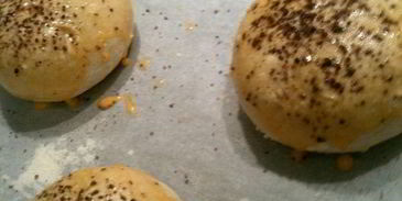 бездрожжевые булочки с курагой