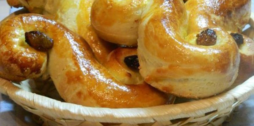 Рецепт булочек люсии