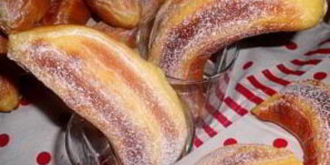 булочки с банановой начинкой