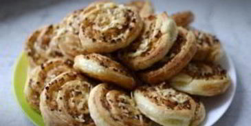 булочки с фаршем в духовке