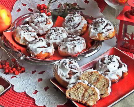 Булочки с корицей на сыворотке