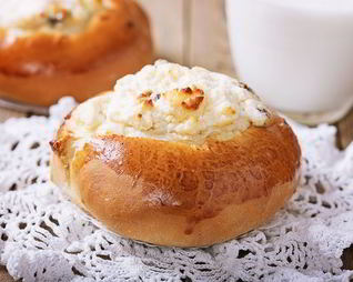 Булочки с творожным сыром