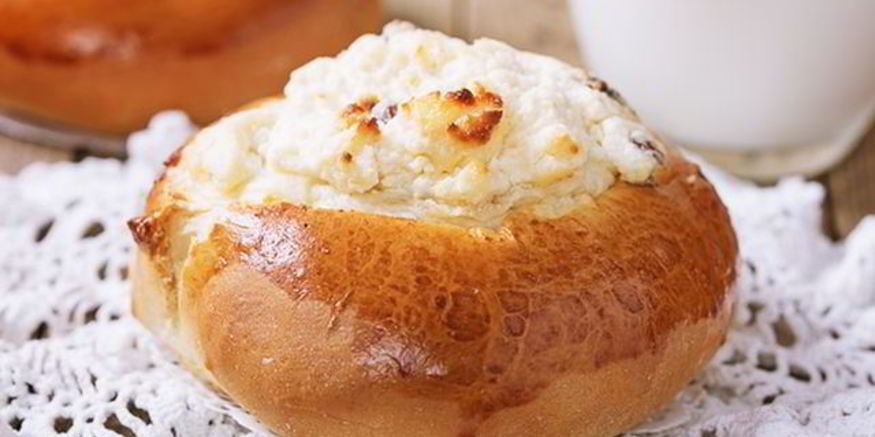 Рецепт булочек с творожным сыром