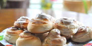 булочки со сливочным сыром